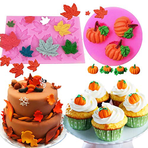 3D Maple Leaf Shape Silicone Chocolate Mold Molds Candy Cookies Cake Mould Decor